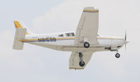 N8159B @ KOSH - Aircraft was involved in a midair a couple off minutes before this shot was taken, left main tire is cut, aircraft ran off runway on landing, no injuries, other aircraft landed safely. - by Todd Royer