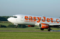 G-IGOS @ EGGW - Luton October 2005  (Close up and Smoking!!) - by Terence Burke