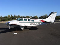 N584HP @ O41 - 1983 Beech 58 @ Woodland-WATTS Airport, CA - by Steve Nation