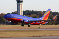 N497WN @ ORF - Southwest Airlines N497WN (FLT SWA882) departing RWY 5 en route to Jacksonville Int'l (KJAX).
