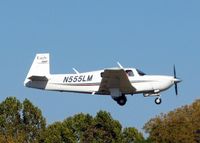 N555LM @ DTN - Landing on 14 at Downtown Shreveport. - by paulp
