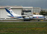 RA-76951 @ LFBO - Taxiing holding point rwy 32R... Additional '20 years' logo on fuselage - by Shunn311