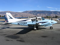 N7709Y @ E16 - Beautiful 1965 Piper PA-30 Twin Comanche @ E16/South County Airport/San Martin, CA home base - by Steve Nation