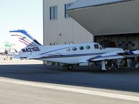 N421GE @ CNO - Being worked on at Chino - by Helicopterfriend