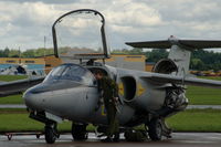 SE-DXG @ ESGP - Saab Sk60E trainer of the Swedish Air Force Heritage Flight. - by Henk van Capelle