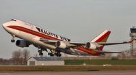 N740CK @ EDDP - Start up on the Runway 26L in Leipzig.