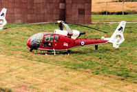 XX436 @ EGVA - Gazelle HT.2, callsign Condor, of 705 Squadron at the 1993 Intnl Air Tattoo at RAF Fairford. - by Peter Nicholson