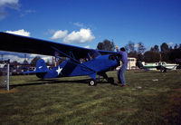 N36874 @ S43 - handpropping at Harvey Field, Snohomish - by Mark Peterson