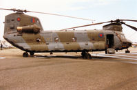 ZD982 @ EGVA - Chinook HC.1, callsign Rafair 7 Charlie Eight Five, of 18 Squadron on display at the 1993 Intnl Air Tattoo at RAF Fairford. - by Peter Nicholson