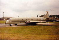 XV258 @ EGVA - Nimrod MR.2 of 206 Squadron at RAF Kinloss on the flight-line at the 1993 Intnl Air Tattoo at RAF Fairford. - by Peter Nicholson