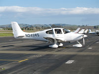 N249WS @ O69 - All white 2004 Cirrus Design SR22 @ Petaluma, CA - by Steve Nation