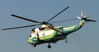 N950DG @ POC - Airbourne and headed west from runway 26L - by Helicopterfriend