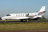 D-CVVV @ EGGW - German registered 2007 Cessna 560 Citation XLS, c/n: 560-5723 at Luton - by Terry Fletcher
