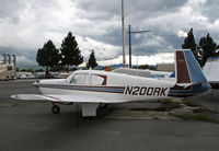 N200RK @ KCCR - Locally-based 1964 Mooney M20E @ Buchanan Field, Concord, CA just before a storm - by Steve Nation