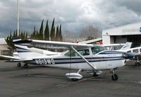 N613WD @ KCCR - Western Air Logistics (Concord, CA) 1969 Cessna 182M @ Buchanan Field, Concord, CA just before a storm - by Steve Nation