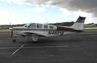 N4651S @ KCCR - Locally-based 1975 Beech A36 @ Buchanan Field, Concord, CA just before a storm - by Steve Nation