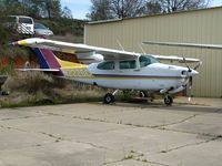 N222DC @ O61 - 1975 Cessna T210L with weather radar pod @ Cameron Airpark, CA - by Steve Nation