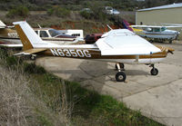 N6350G @ O61 - 1970 Cessna 150K (Count Dracula bat wings view?!) in for maintenance @ Cameron Airpark, CA - by Steve Nation