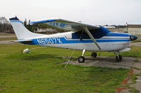 N6507X @ O61 - Locally-based 1960 Cessna 210 with cockpit cover @ Cameron Airpark, CA - by Steve Nation