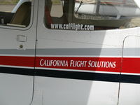 N7801G @ O61 - Locally-based 1970 Cessna 172L operating as California Flight Solutions (titles) CLOSE-UP @ Cameron Airpark, CA - by Steve Nation