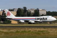 LX-KCV @ ELLX - taxying to the cargo center - by Friedrich Becker