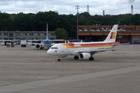 EC-KEV @ EDDT - Arriving from Madrid. - by Holger Zengler