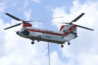 N246CH @ LVS - Columbia Helicopter's Chinook working the Tecolote Fire near Las Vegas, NM - by Zane Adams