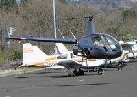 N775SH @ KPVF - Silver State Helicopters 2004 Robinson R22 BETA in ground effect @ Placerville, CA (sold to National Aviation Logistics, Carson City, NV an exported to Australia on Nov 4, 2010) - by Steve Nation