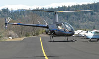 N775SH @ KPVF - Silver State Helicopters 2004 Robinson R22 BETA departing Placerville, CA (sold to National Aviation Logistics, Carson City, NV an exported to Australia on Nov 4, 2010) - by Steve Nation