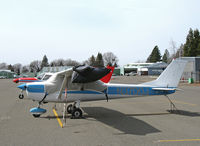 N3700J @ KPVF - Locally-based 1966 Cessna 150G with cockpit cover @ Placerville, CA - by Steve Nation