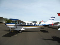 N7328U @ KPVF - Locally-based 1978 Cessna T210R with STOL mods and belly pack @ Placerville, CA (canceled as exported to Brazil on Nov 6, 2009) - by Steve Nation