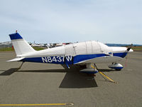 N8437W @ KPVF - Locally-based 1965 Piper PA-28-148 with cockpit cover @ Placerville, CA - by Steve Nation