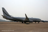 VQ-BOS @ ZGSD - PRIVATE BOEING 737-800