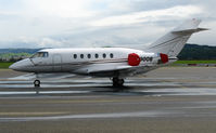N3008 @ KLVK - Angair Inc. (Colorado Springs, CO) 1987 British Aerospace 800A @ Livermore, CA after the rain - by Steve Nation