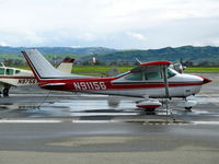 N91156 @ KLVK - 1973 Cessna 182P @ Livermore, CA after the rain - by Steve Nation