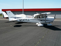 N2472J @ KHWD - 2005 Cessna 172S @ Hayward, CA - by Steve Nation