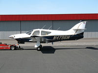 N4796W @ KHWD - 1976 Rockwell Intl 114 getting a push @ Hayward, CA - by Steve Nation