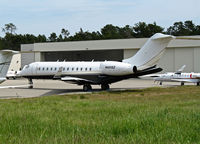 N421SZ @ KMRY - 2007(?) Bombardier BD-700-1A10 @ Monterey Penisula Airport, CA (photographed April 2006) - by Steve Nation