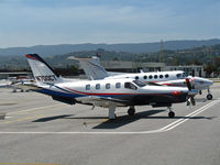 N700CT @ KSQL - 2002 Socata TBM 700 @ San Carlos, CA - by Steve Nation