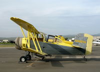 N48519 @ KKIC - Soilserv G-164B with spreader and engine cover @ Mesa Del Rey Airport, King City, CA - by Steve Nation