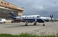 N212PK @ KSNS - Ponderosa Technology Ventures (San Martin, CA 2005 Pilatus PC-12/45  @ Salinas Municipal Airport, CA - by Steve Nation