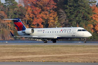 N8631E @ ORF - Delta Connection (Pinnacle Airlines) N8631E from Detroit Metro Wayne County Airport (KDTW) landing RWY 23.