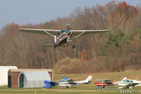 N8405T @ 7B9 - Departing Ellington, CT with a load of skydivers. - by Dave G