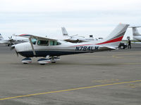 N784LM @ KAPC - 1979 Cessna 182Q arriving at Napa County Airport, CA - by Steve Nation