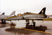 XX312 @ EGVA - Hawk T.1 of 100 Squadron based at RAF Leeming on display at the 1993 Intnl Air Tattoo at RAF Fairford. - by Peter Nicholson