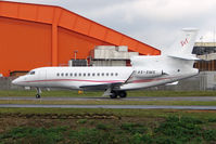 A6-SMS @ EGGW - 2010 Dass DA7X, c/n: 0000 arrives at Luton from Le Bourget - by Terry Fletcher