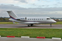 9H-AFC @ EGGW - 2007 Bombardier CL-600-2B16, c/n: 5713 at Luton - by Terry Fletcher