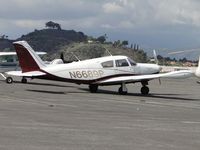 N6689P @ POC - Parked in the east parking area - by Helicopterfriend