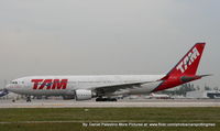 PT-MVG @ KMIA - The Magic Red Carpet of TAM holding short RWY 08R at KMIA. - by dpalestinod