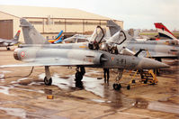 512 @ EGVA - Mirage 2000B, callsign French Air Force 4200, of EC 2/2 on the flight-line at the 1993 Inntl Air Tattoo at RAF Fairford. - by Peter Nicholson